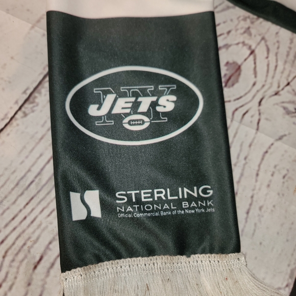 JETS Game Scarve 62" Long with Fringes - Picture 4 of 4